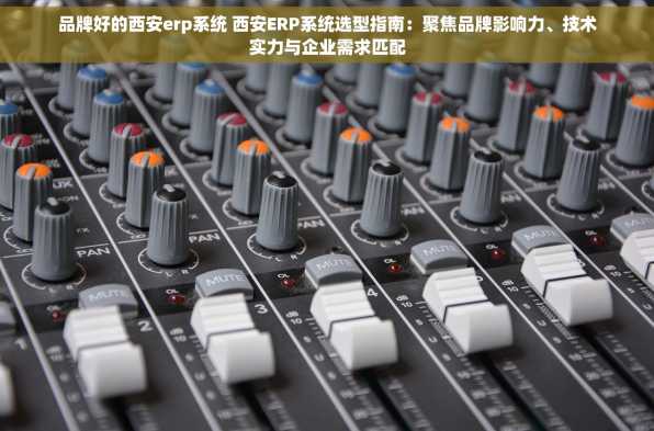 品牌好的西安erp系统 西安ERP系统选型指南：聚焦品牌影响力、技术实力与企业需求匹配