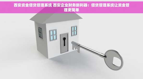 西安资金借贷管理系统 西安企业财务新利器：借贷管理系统让资金管理更简单