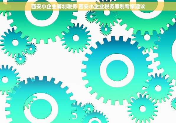 西安小企业筹划税务 西安小企业税务筹划专家建议