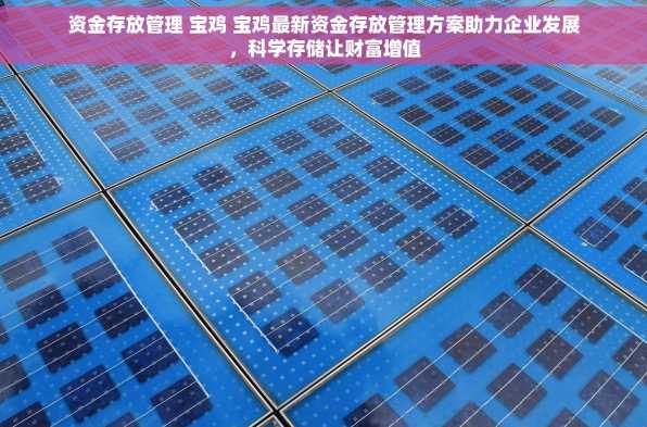 资金存放管理 宝鸡 宝鸡最新资金存放管理方案助力企业发展，科学存储让财富增值